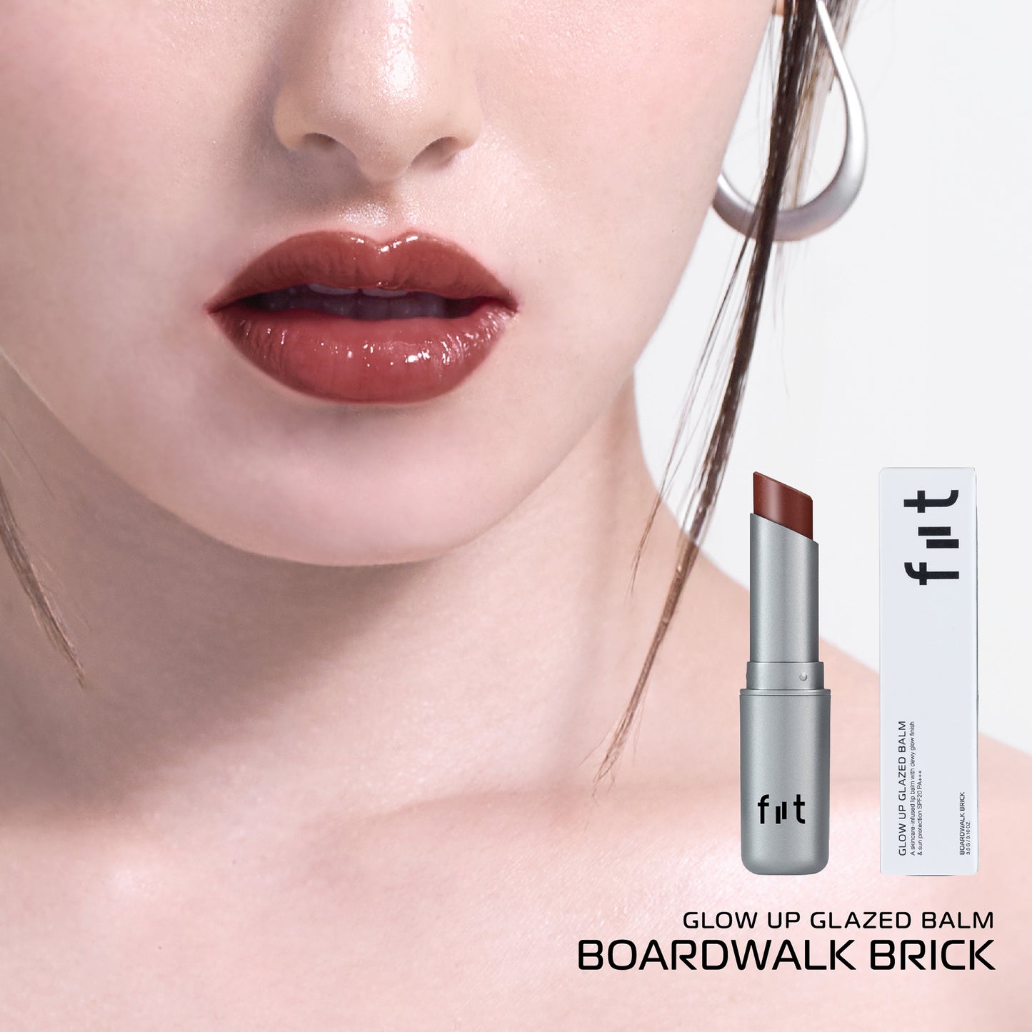 FIIT Glow Up Glazed Balm BOARDWALK BRICK - ฟิตต์โกลว์อัพ เกลซ บาล์ม - บอร์ดวอล์ค บริค